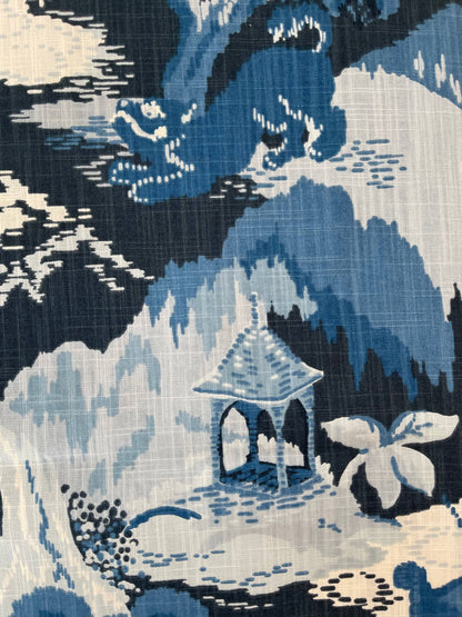 Bella Chinoiserie Pillow with Feather Insert - Custom