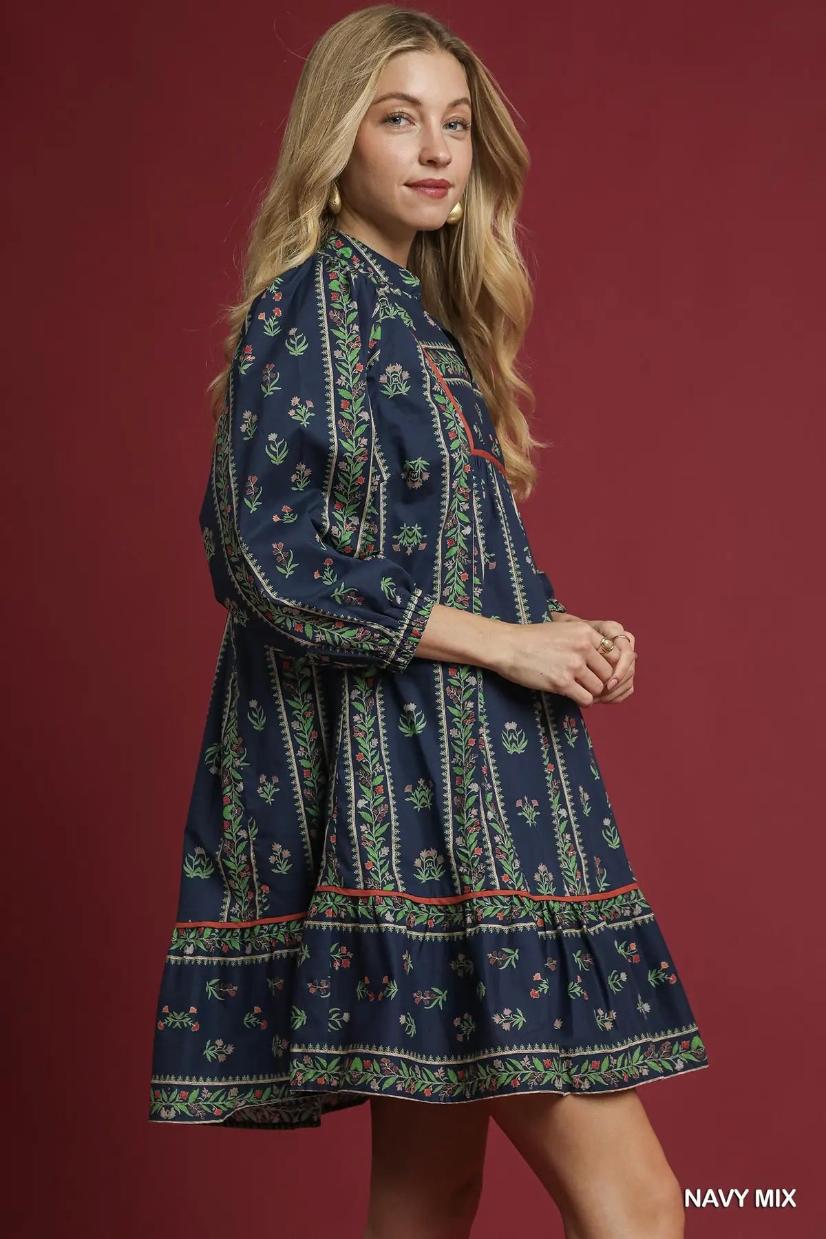 Boho Baby Doll Mini Dress