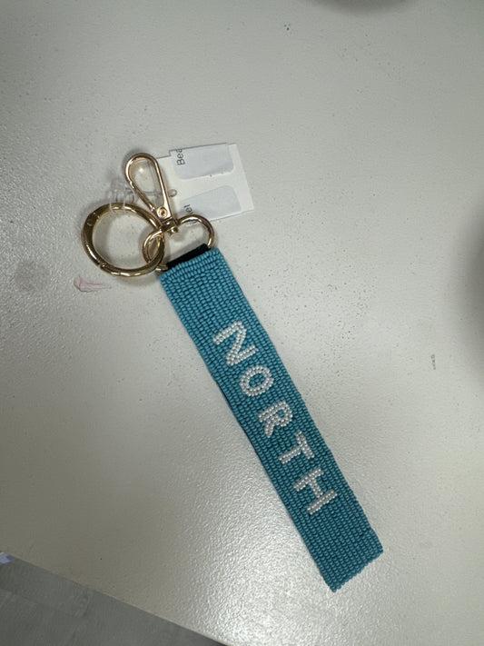 Beaded game day wristlet