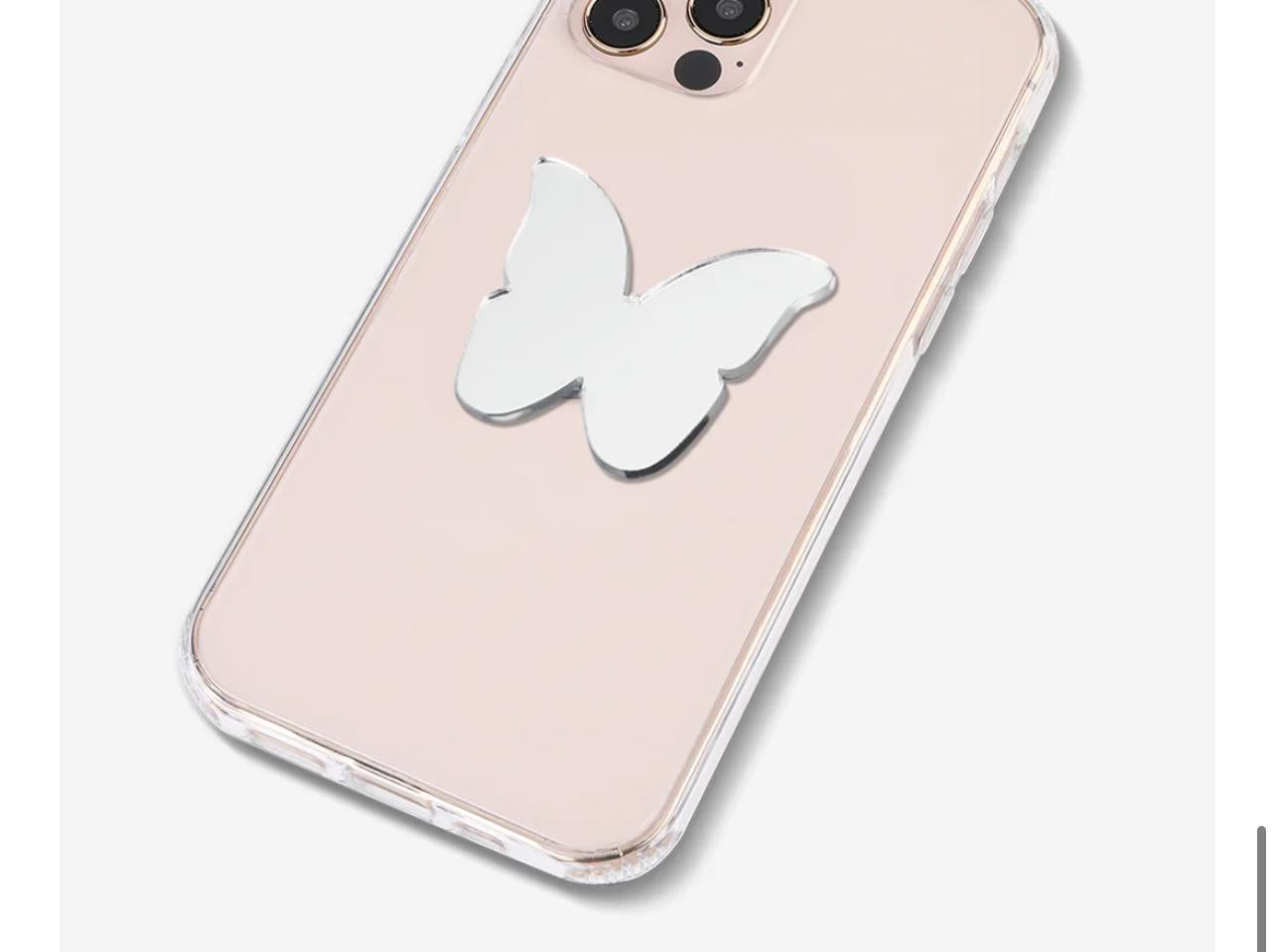 Mirror phone decal