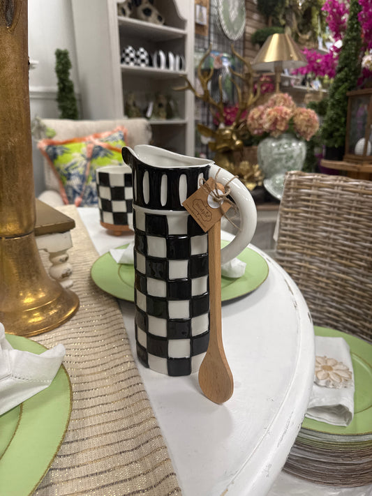 CHECKERED PITCHER SEt