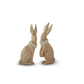 Gold Resin Easter Bunnies