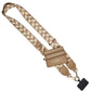 Clip and go crossbody strap with zippered pouch