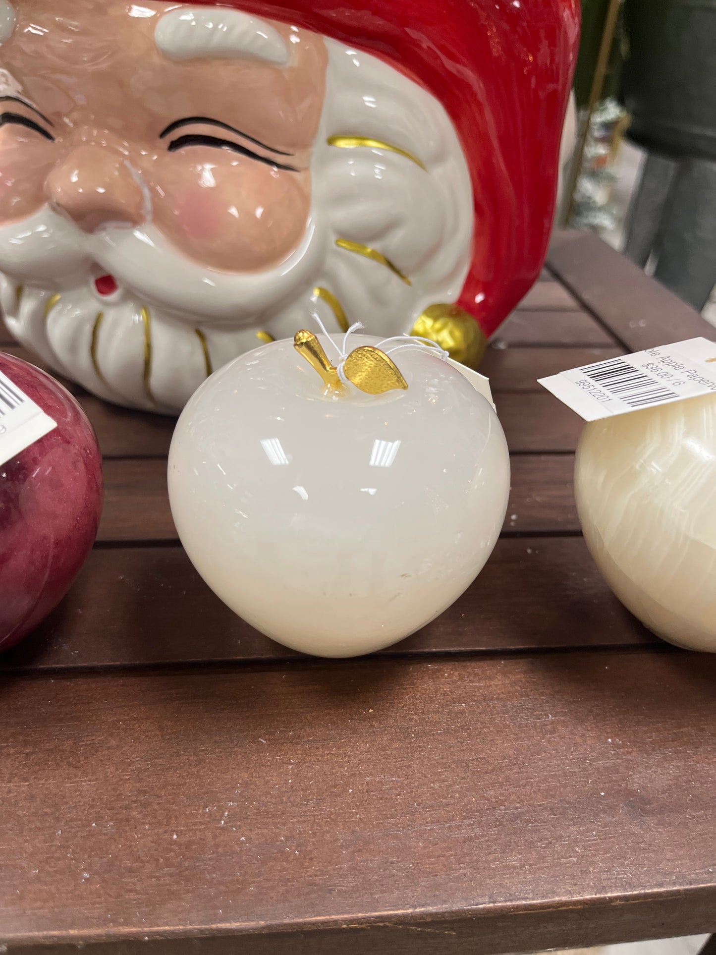 Marble Apple Paperweight