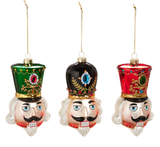 4.75" NUTCRACKER HEAD ORNAMENT