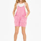 Two Pocket Mineral Wash Overall Romper / Onesieu