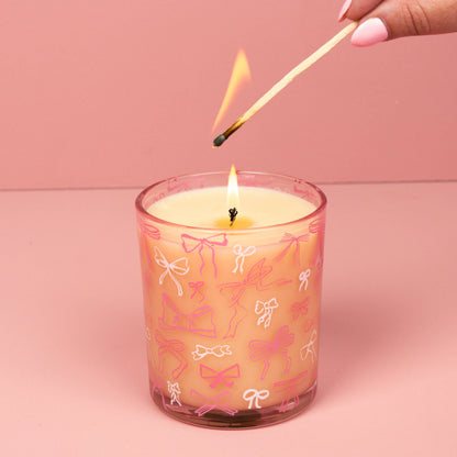 New! Sweet Grace Collection Bow Candle