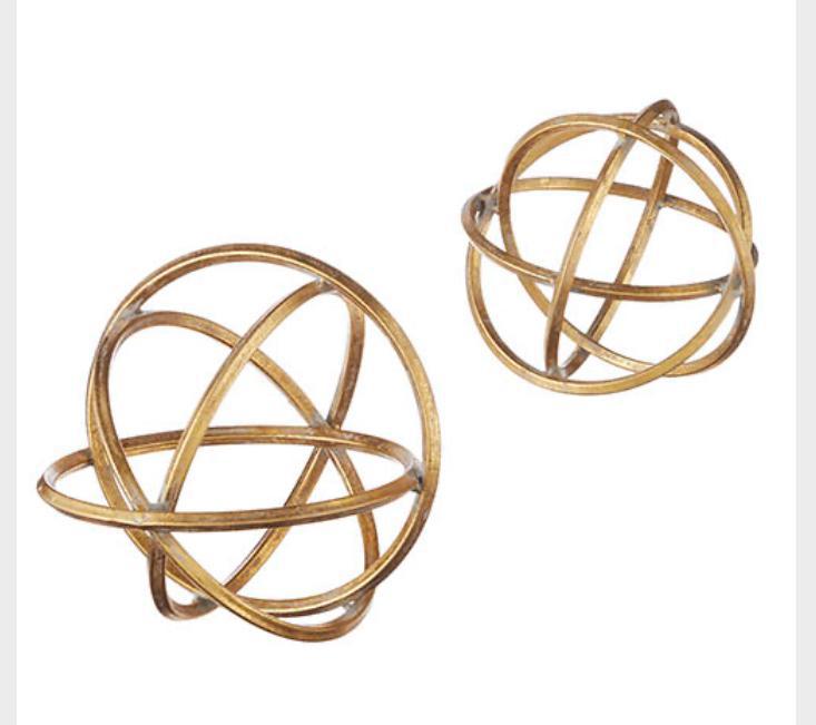 Gold orbs