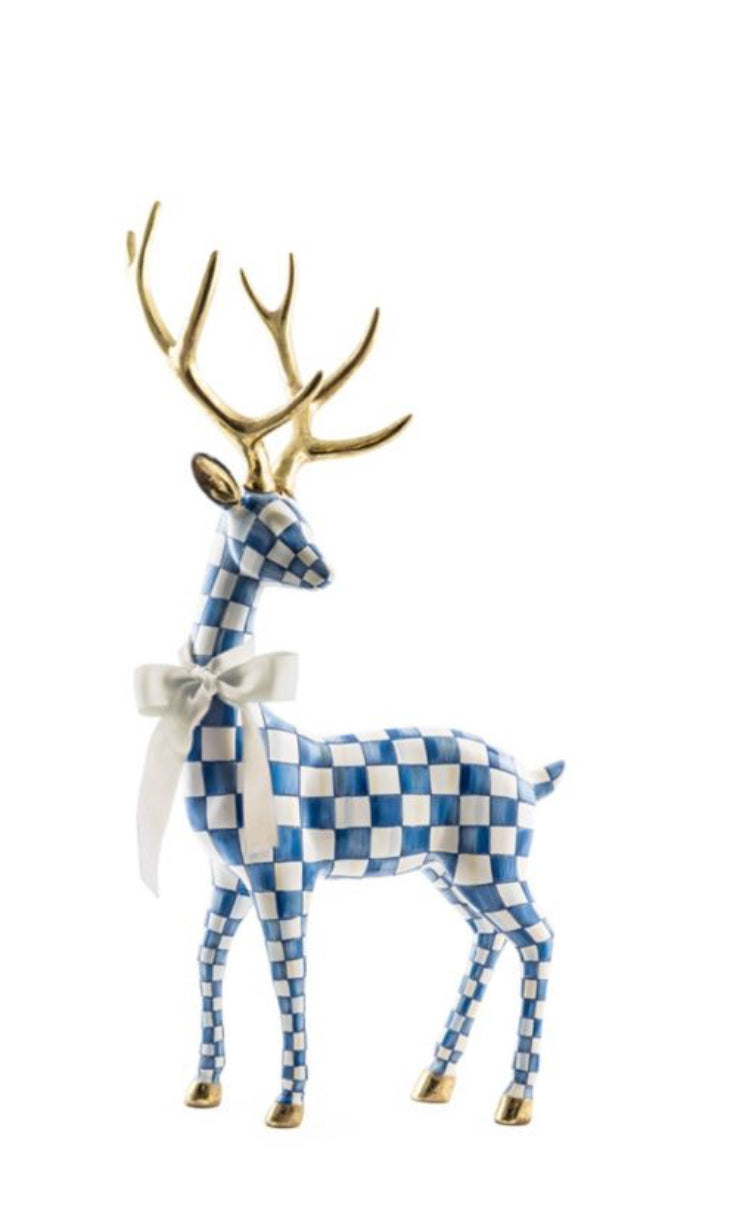 Royal check standing deer