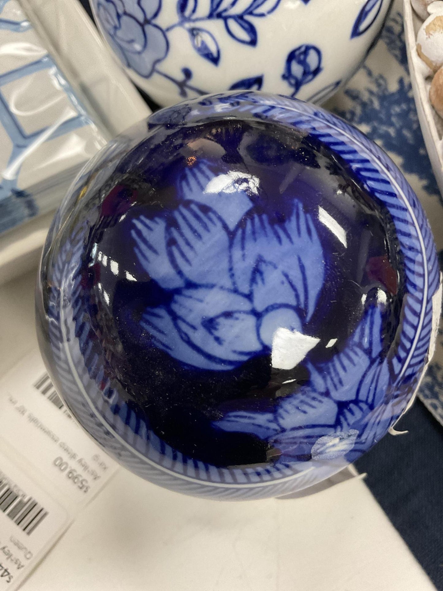 Ceramic blue balls