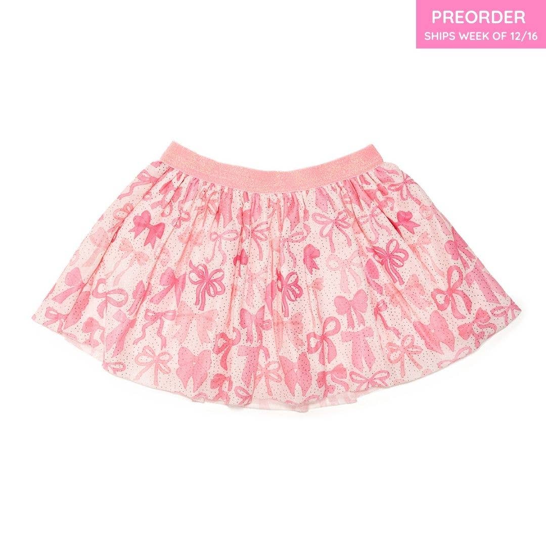 Coquette Bow Tutu - Kids Dress Up Skirt - Bows