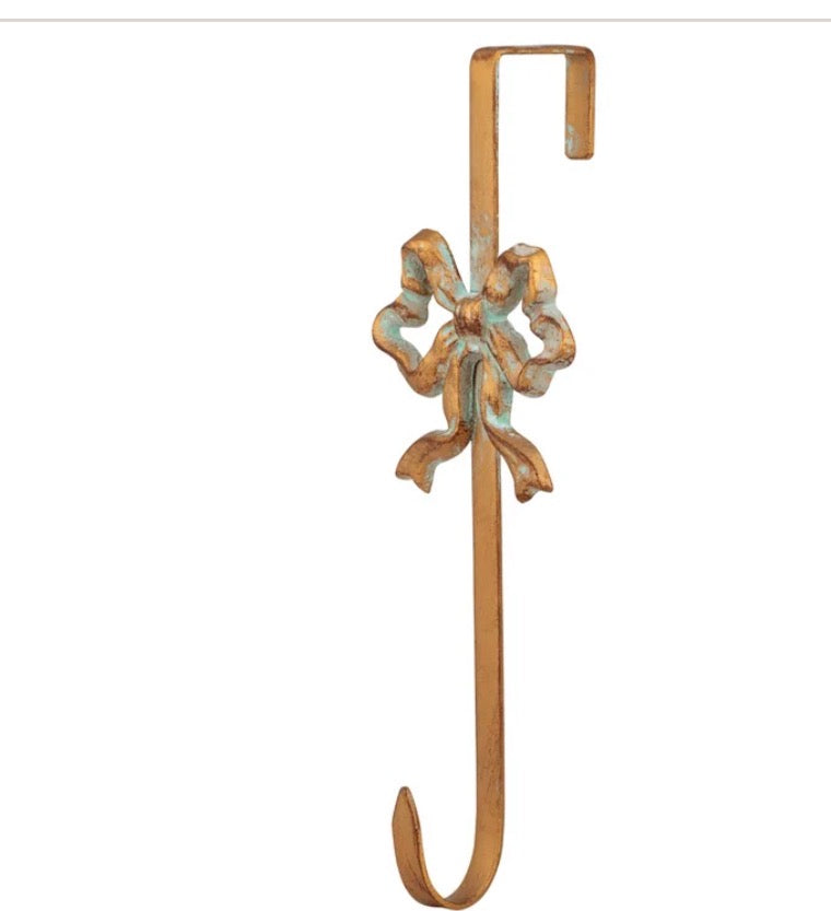 Gold Bow Wreath Hanger