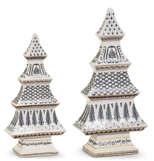 Black gold chinoiserie trees