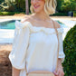 Bryce Crossbody Natural Lattice Tan