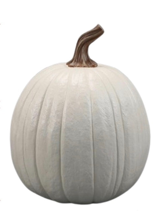 15" White Pumpkin