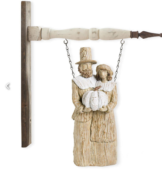 16” Tan & cream resin pilgrim arrow
