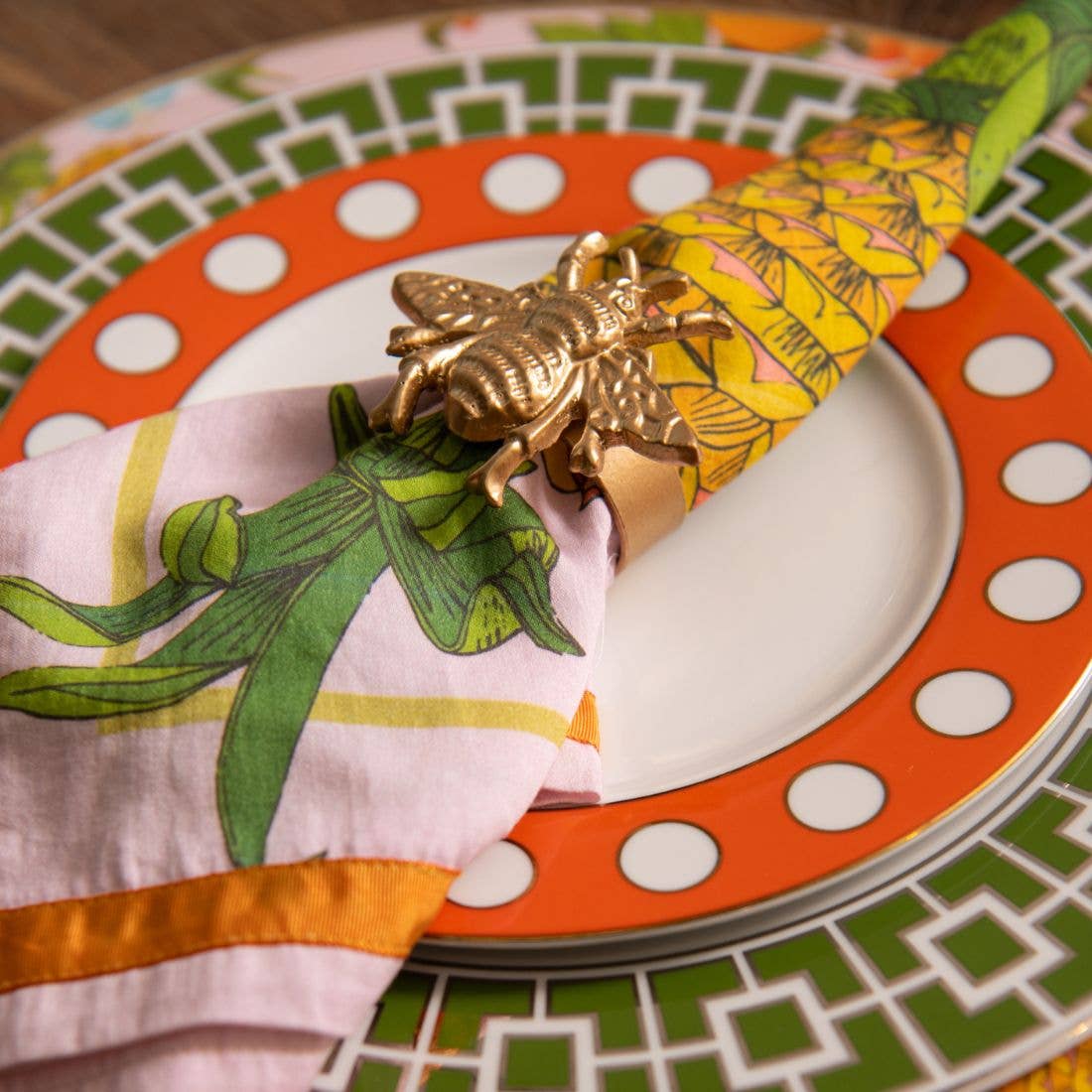 Bee Napkin Ring (4pk)