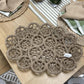 Framed jute braided nesting trays