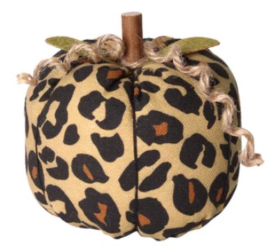 Med Cheetah Fabric Pumpkin