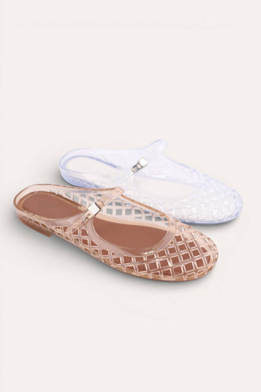 JELLYBEE-1 JELLY MARY JANE FLAT SANDAL