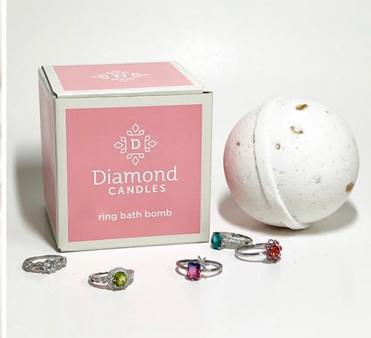 Diamond Candle ring bath bomb