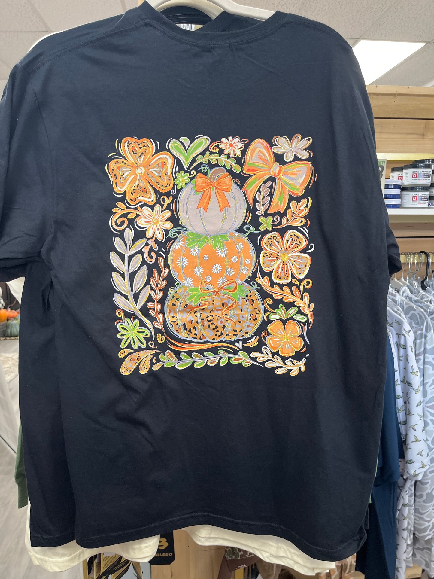 Market On Main Pumpkin Stack Tshirt