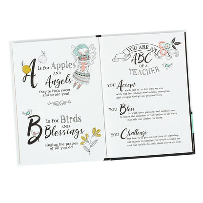 Gift Book Heart of a Teacher Padded Hardcover