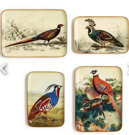 Pheasant Trinket/Desk Tray