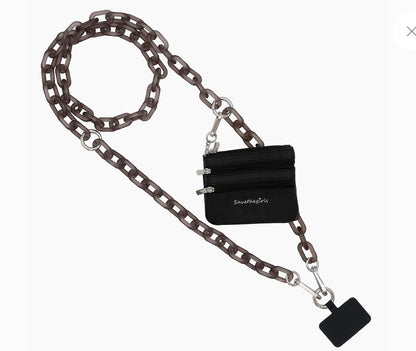 Clip and go crossbody ice chain