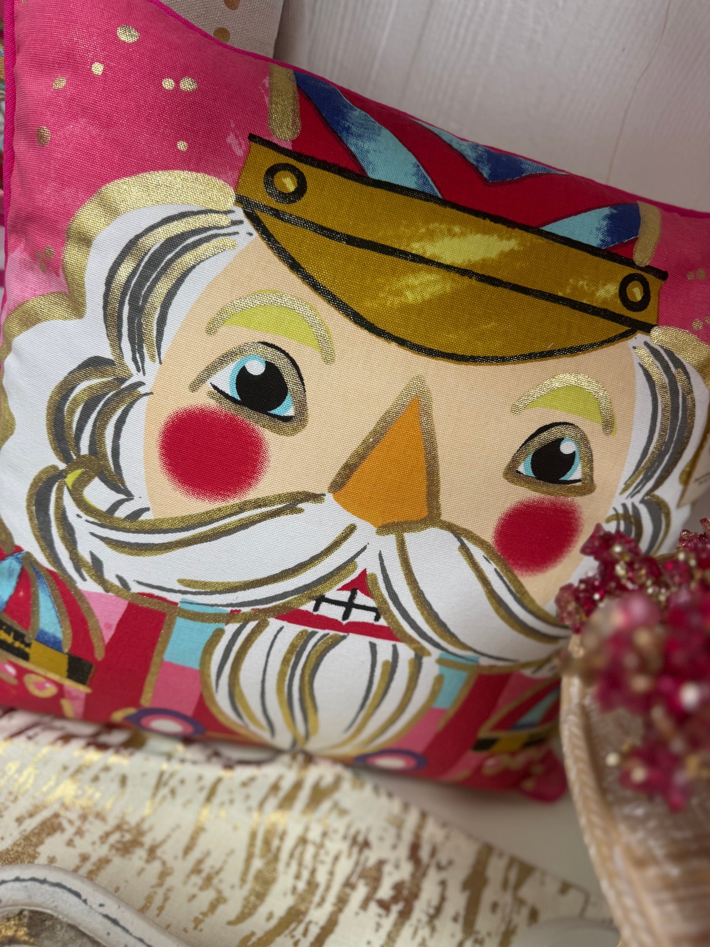 Nutcracker pillow