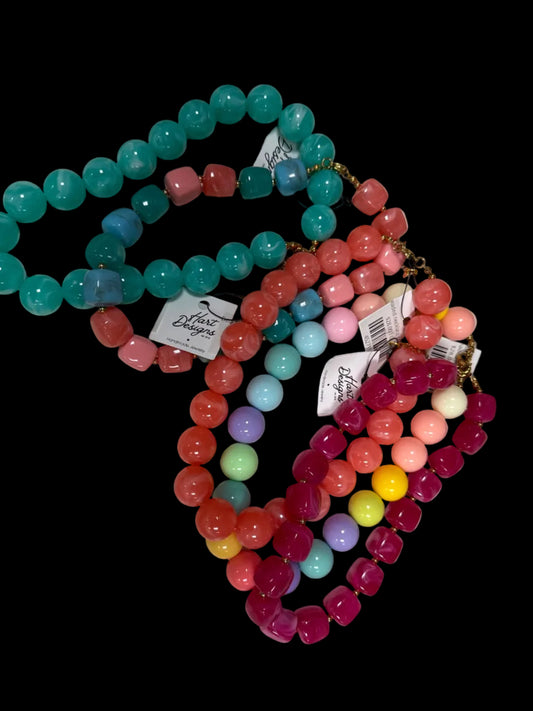 Beaded necklace collection