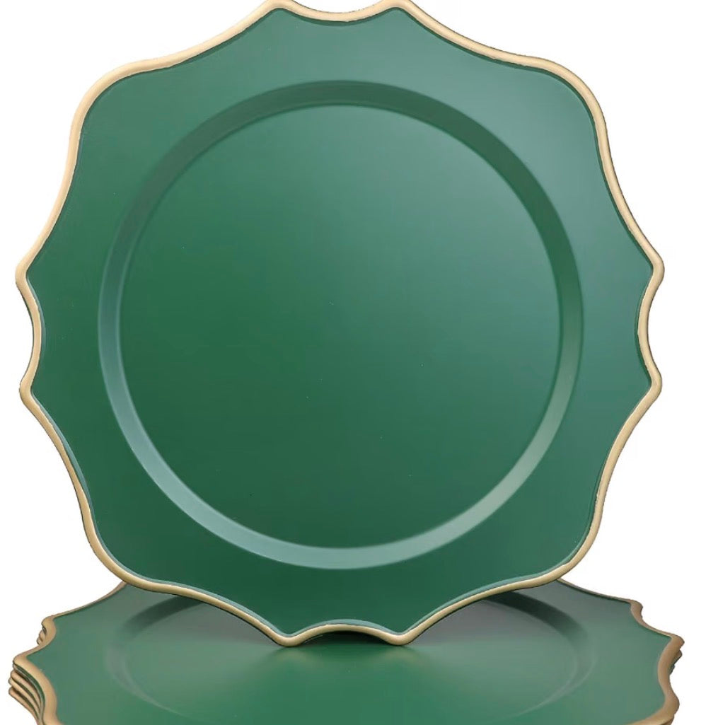 Scalloped Charger Plates