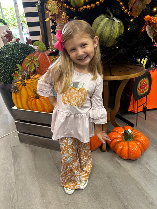 Waverly pumpkin girls set
