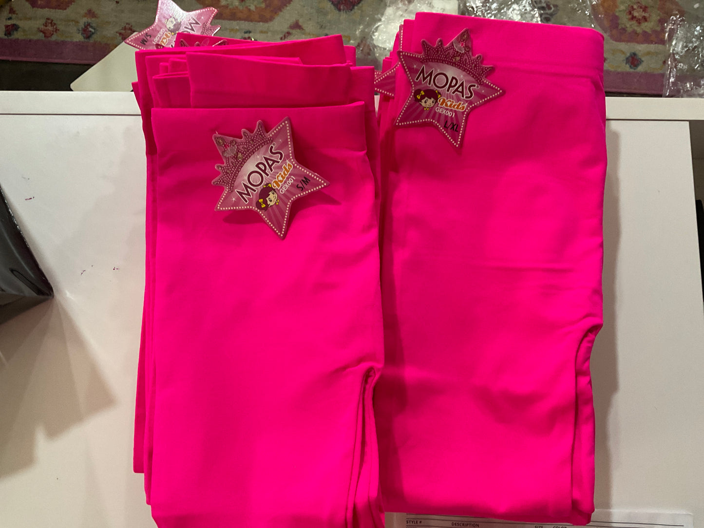 Mopas kids leggings hot pink