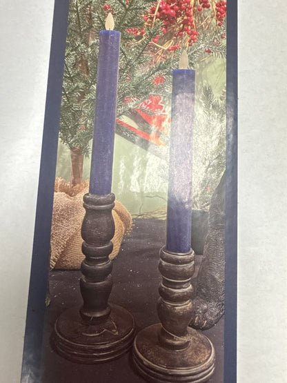 7” Taper candles with remote (2 candles)