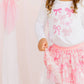 Coquette Bow Doodle Long Sleeve Shirt - White - Kids Bows