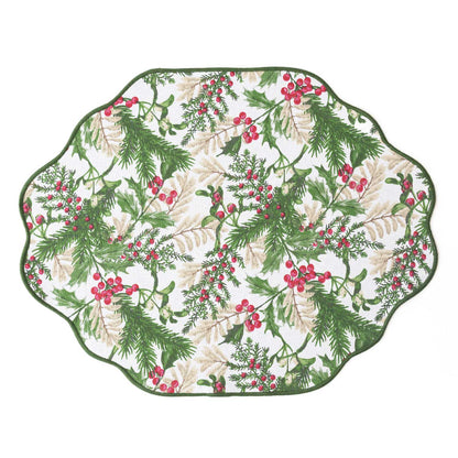 Woodland Berry Reversible Velvet Placemats