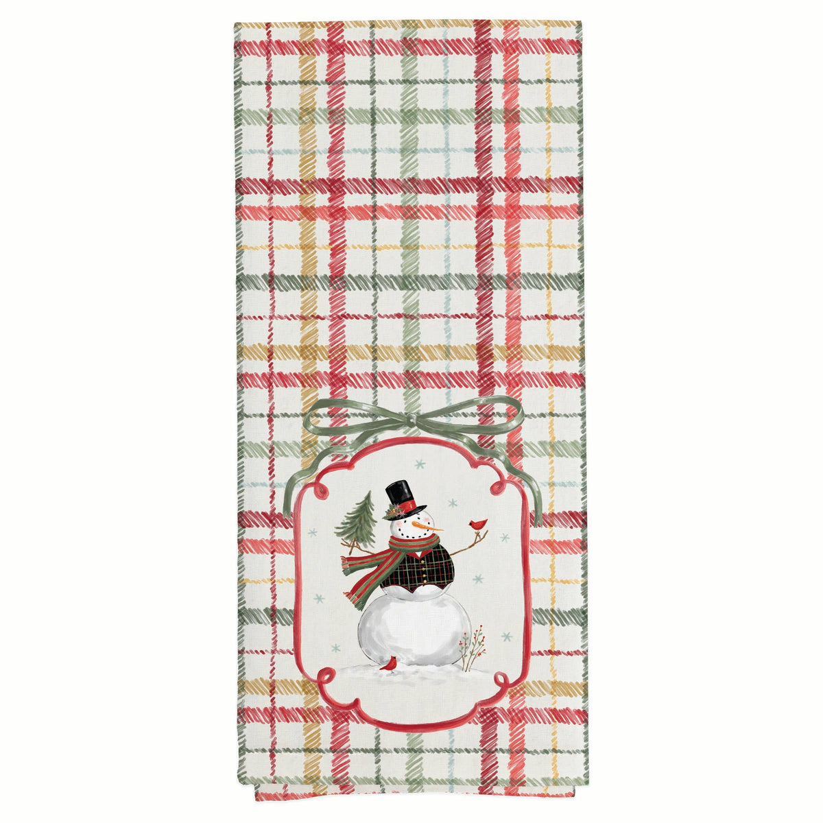 Frosty Fun Cotton Tea Towels Set of 2 Christmas