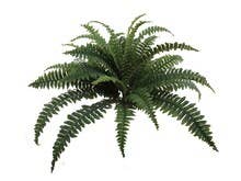 34” Boston Fern Plants - Uv-Resistant Faux Indoor/Outdoor