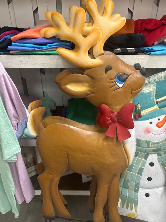 Christmas metal reindeer