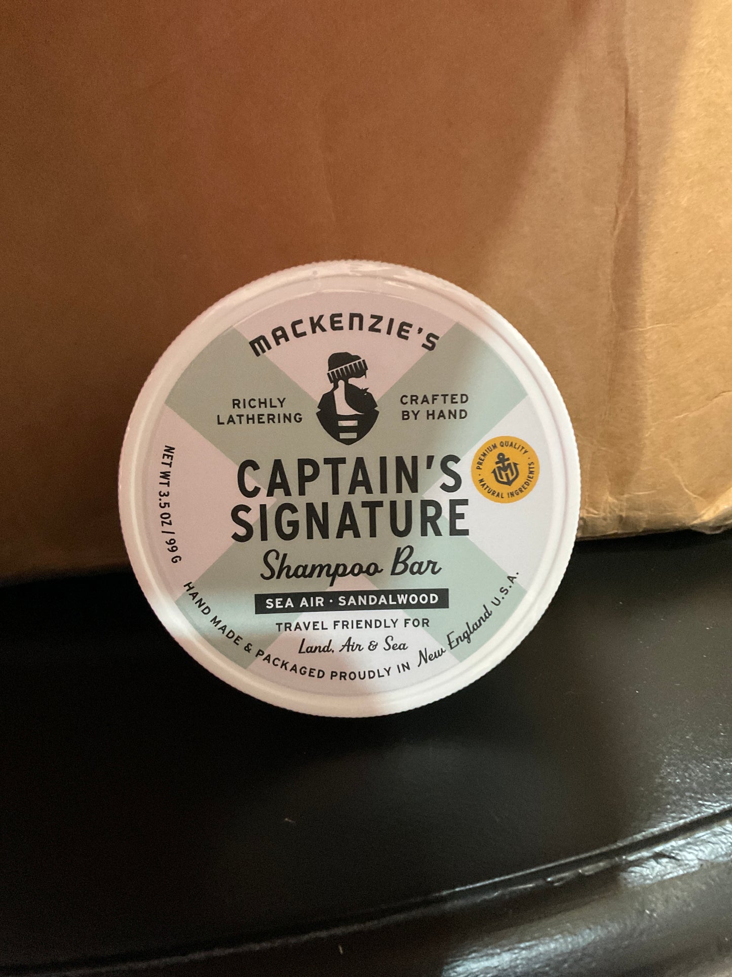 Captains signature shampoo bar