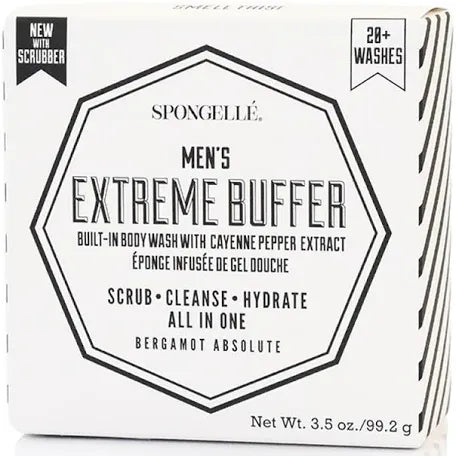 Men’s spongelle super buffer with black scrubber