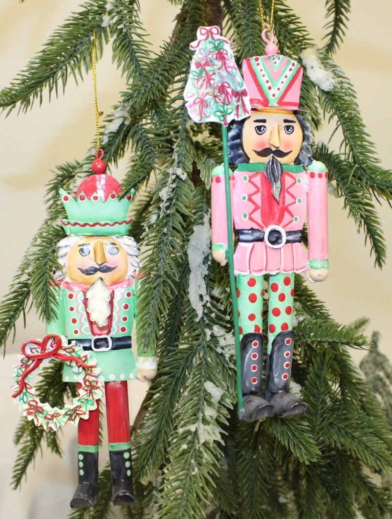 2.25x7.25" Hand Crafted Metal Nutcracker Ornament