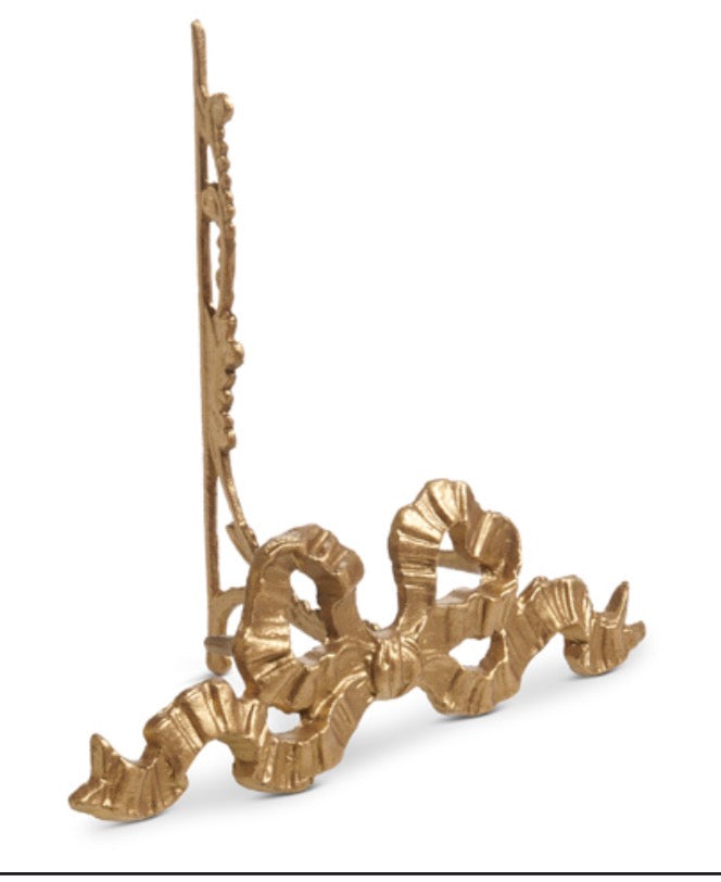 10" Gold Bow Easel