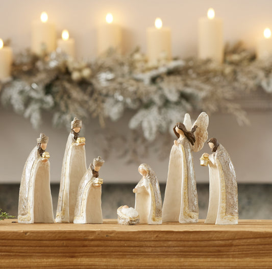 6” resin nativity