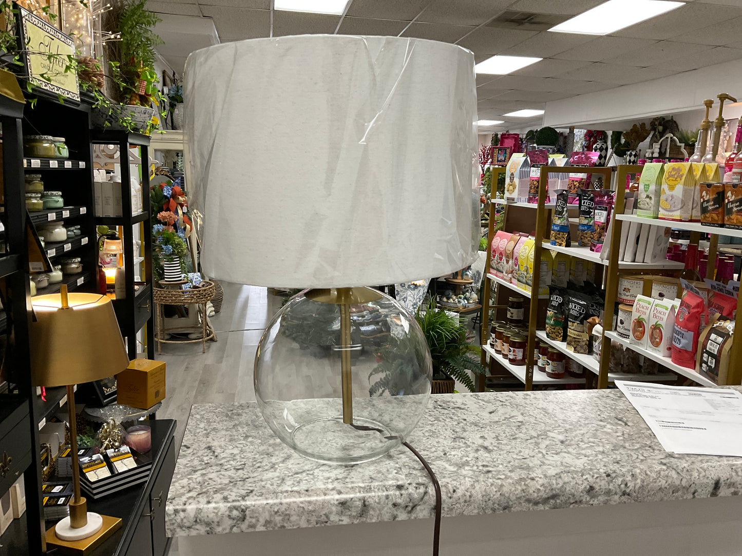 Samder Glass Table Lamp