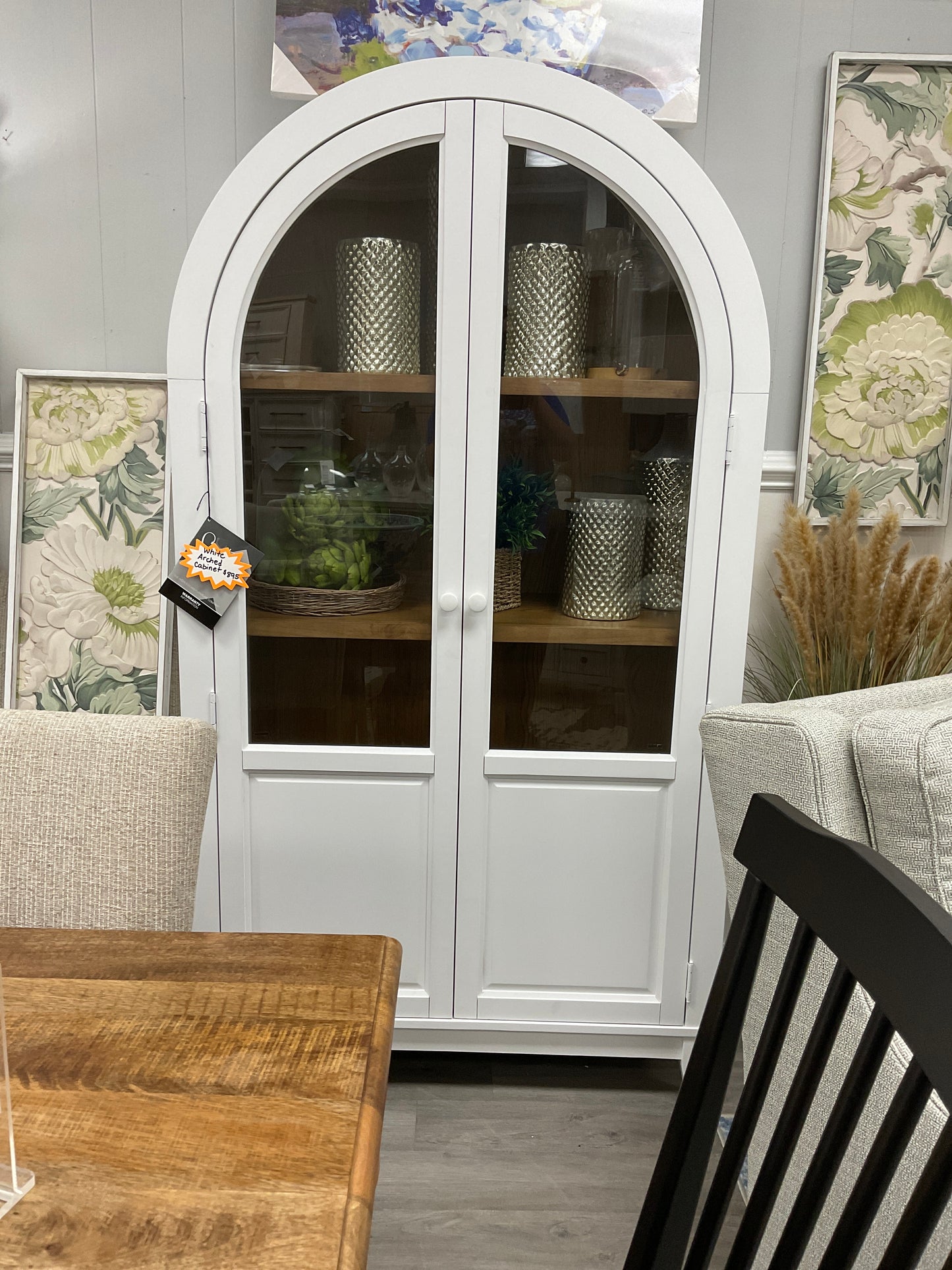 arched cabinet