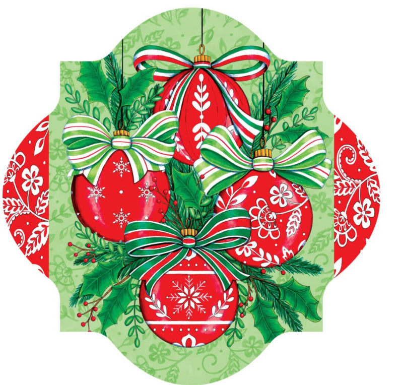 Red ornaments collection