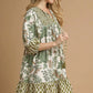 Mixed print Dress