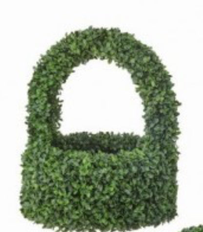 UV BOXWOOD BASKET W/HANDLE 2 sizes